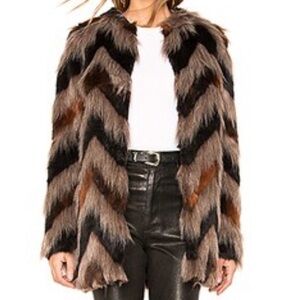 Revolve Amuse Society Waylon Faux Fur Coat